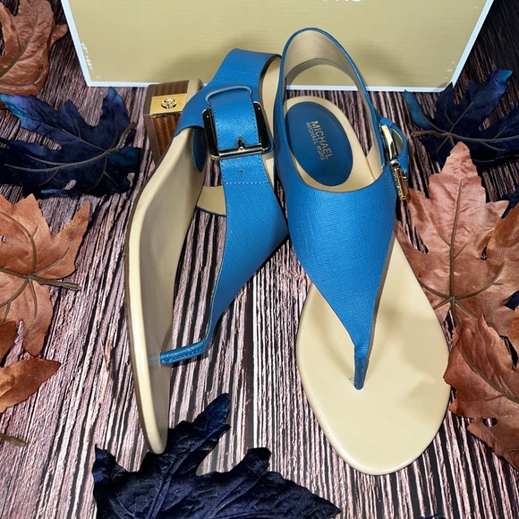 Michael Kors Shoes - Michael Kors London Sandal 9.5 Blue